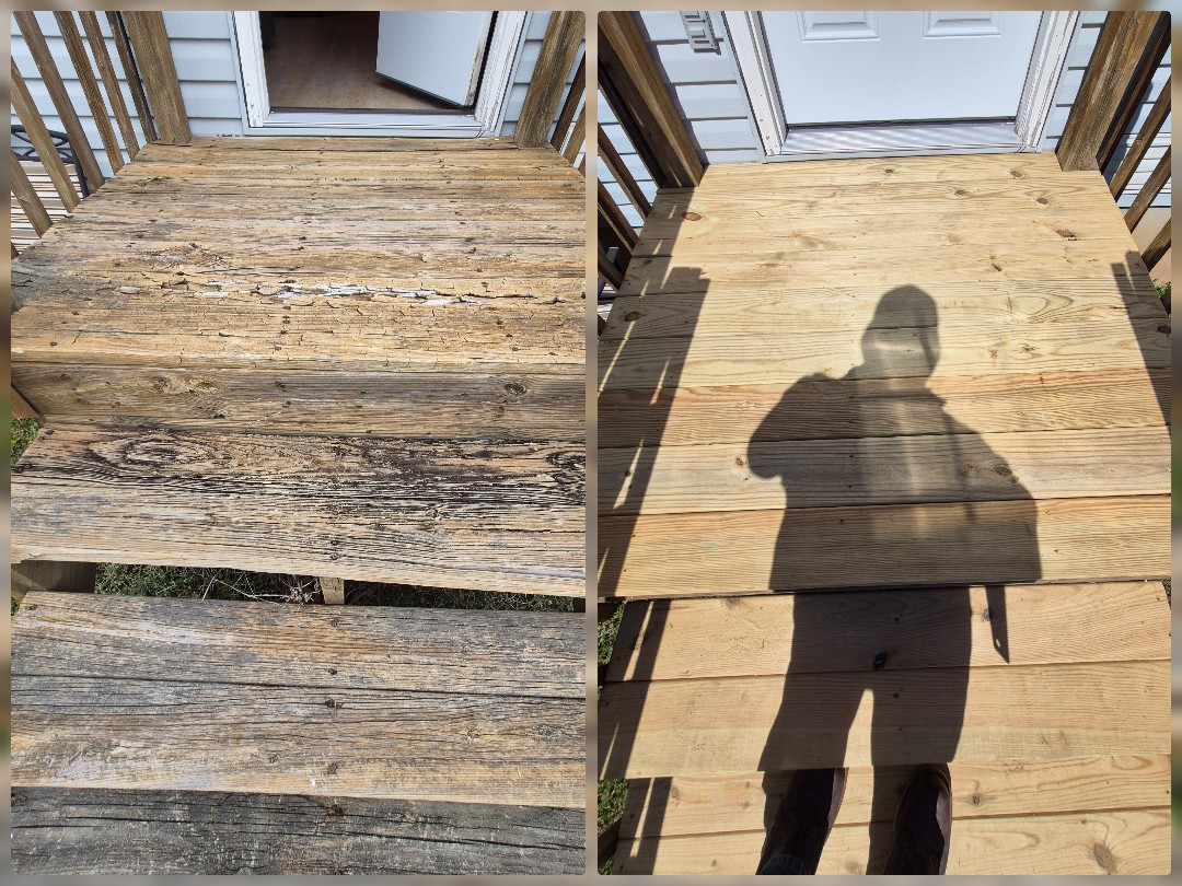 Replaced Stair and Deck Boards