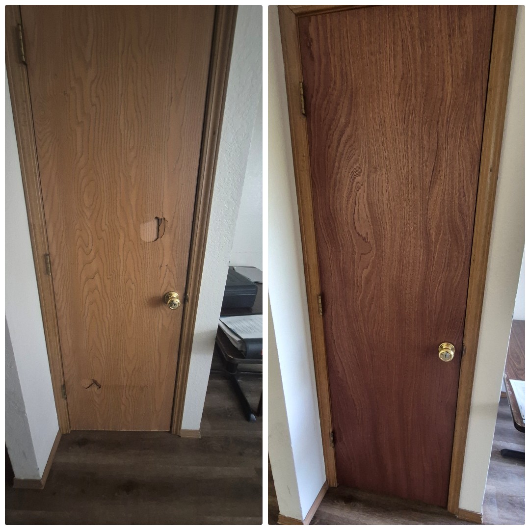 Door Replace and Stain